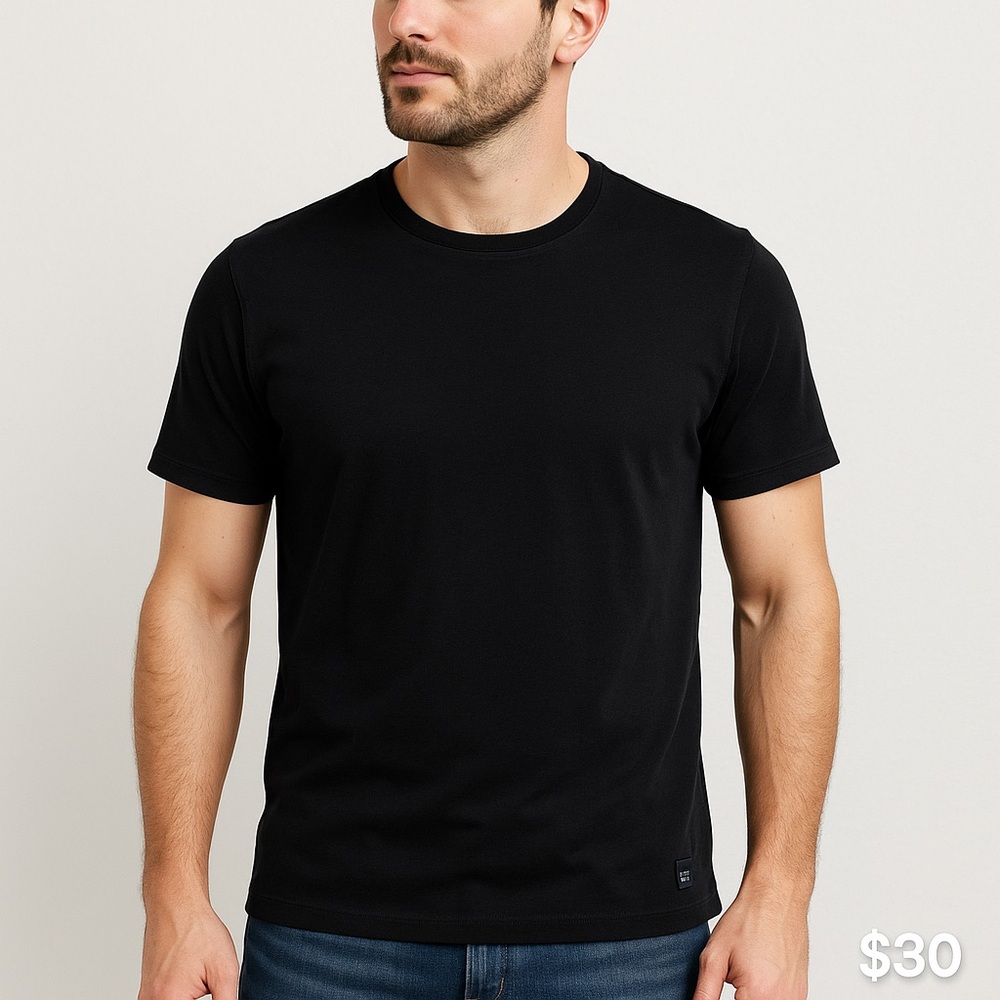 Hugo Boss Men’s Black Short Sleeve T-Shirt | Size Small